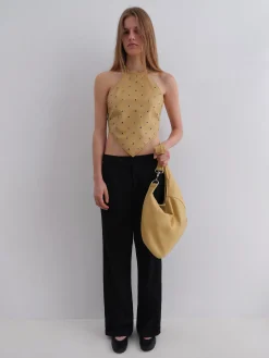 Gimaguas Leather|Tops*Eyelets Top
