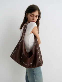 Gimaguas Leather|Shoulder Bags*Maxi Franca Bag Arrugado