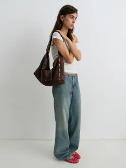 Gimaguas Leather|Shoulder Bags*Maxi Franca Bag Arrugado