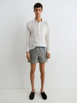 Gimaguas Tops*Tristan Long Sleeve Polo