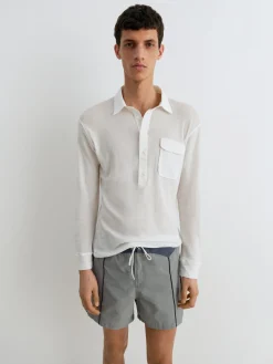 Gimaguas Tops*Tristan Long Sleeve Polo